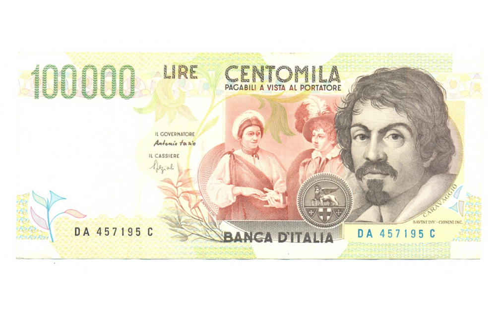 Billete Italia 100.000 Lire 1994  - Numisfila