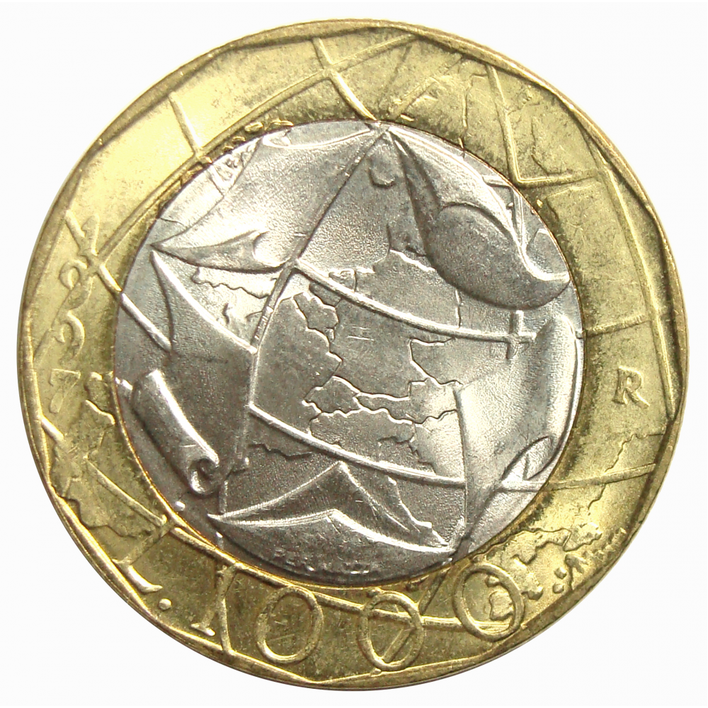 Moneda Italia 1000 Lire 1997  - Numisfila