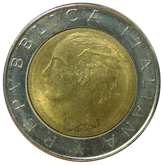 Moneda Italia 500 Lire 1982-1992  - Numisfila