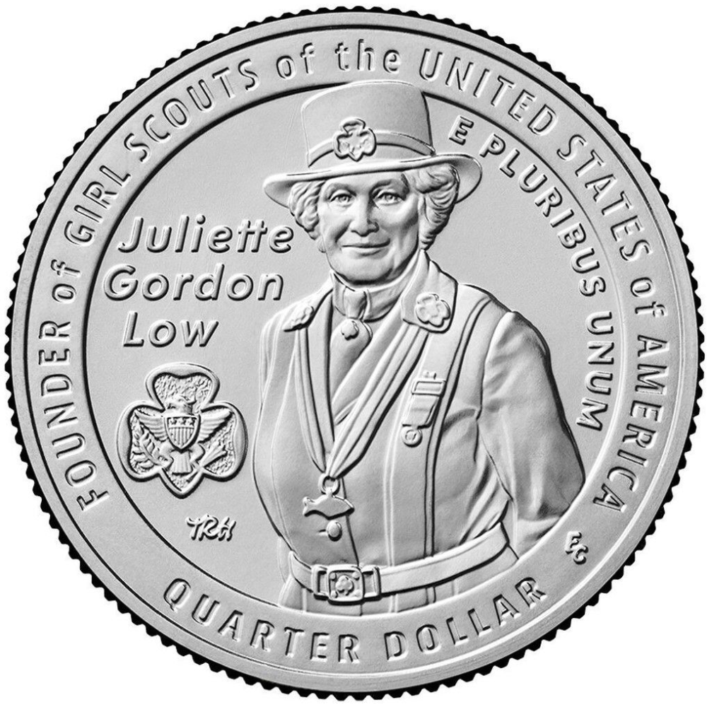 Moneda EE.UU. 25 Centavos 2025 D Edición Conmemorativa Mujeres Notables - Juliette Gordon Low - Numisfila
