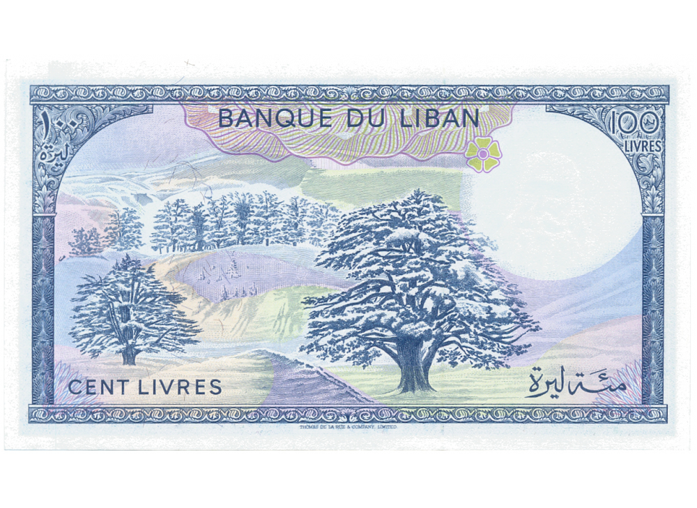 Billete Libano 100 Livres 1980-1988  - Numisfila