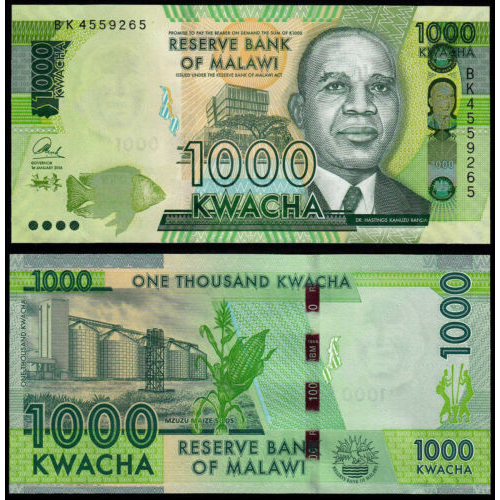 Billete Malawi 1.000 Kwacha 2016  - Numisfila