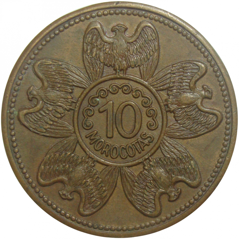 Ficha Bronce Parque Los Aleros 10 Morocotas 1984 5 Aguilas - Numisfila