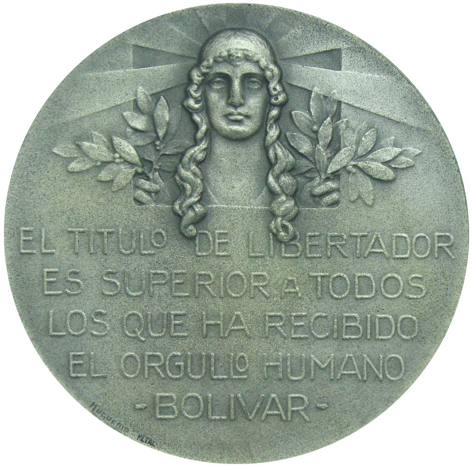  Medalla Congreso 1930 Libertador Simon Bolivar  - Numisfila