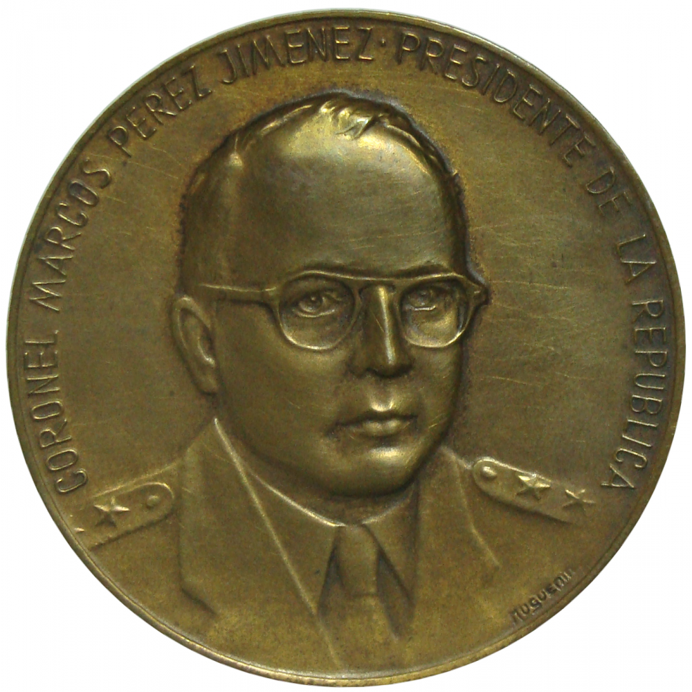 Medalla Marcos Pérez Jiménez Junta de Adhesión 1958 - Numisfila