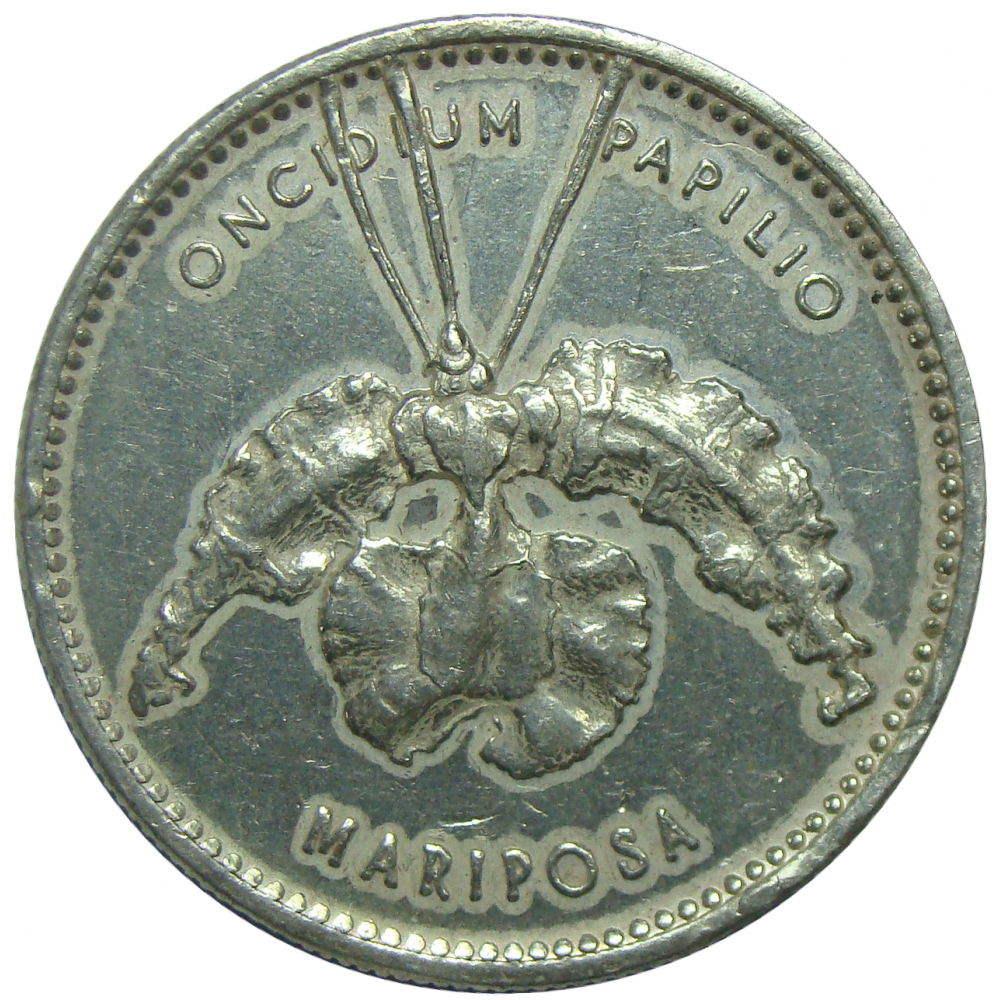 Medalla Orquideas de Venezuela, Orquidea Mariposa - Numisfila