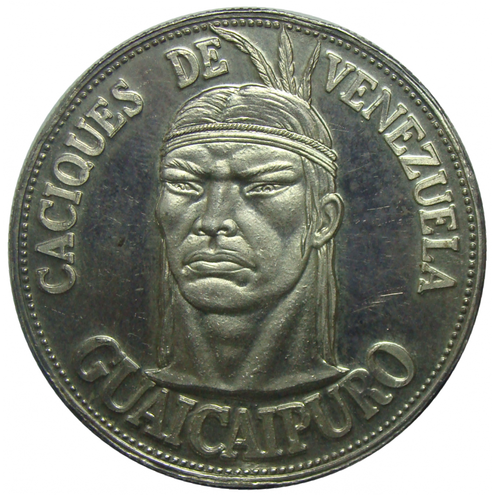 Medalla Guaicaipuro Caciques de Venezuela Italcambio - Numisfila