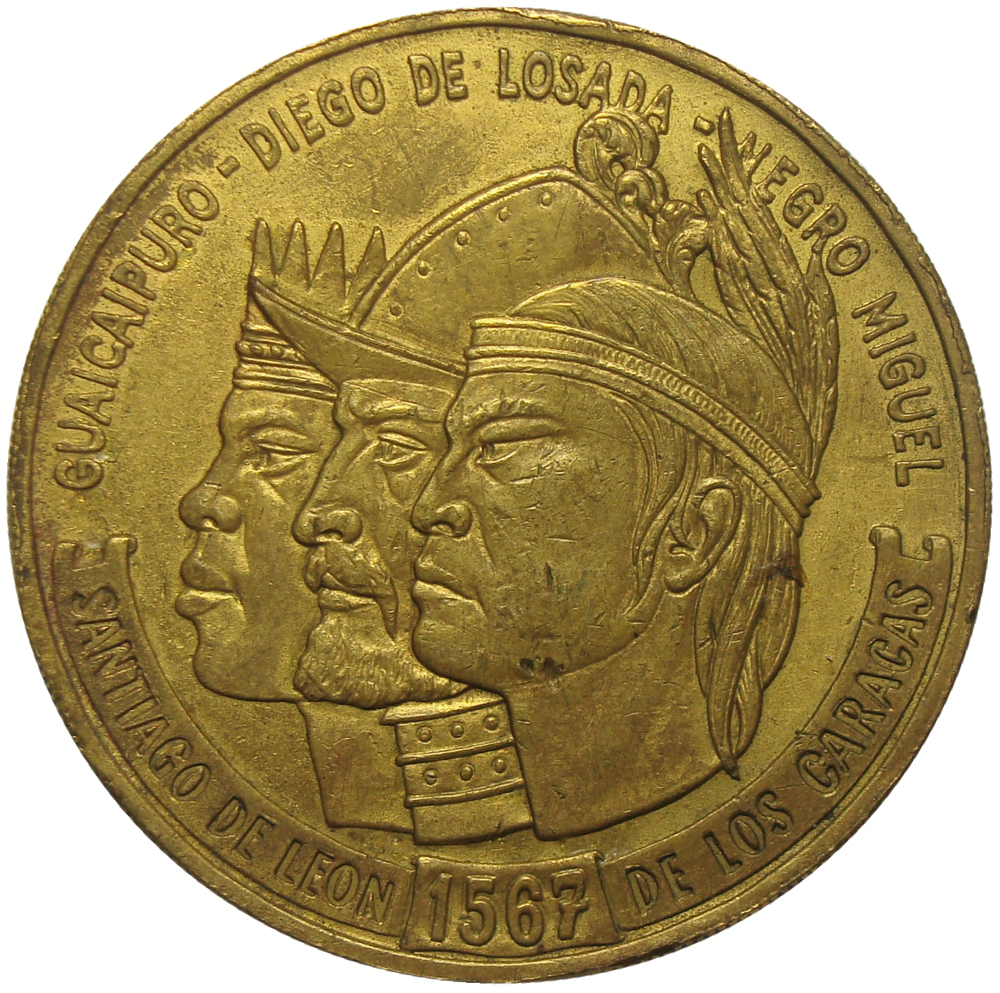 Medalla Presentacion Cuatricentenario Caracas 1967 Italcambio  - Numisfila