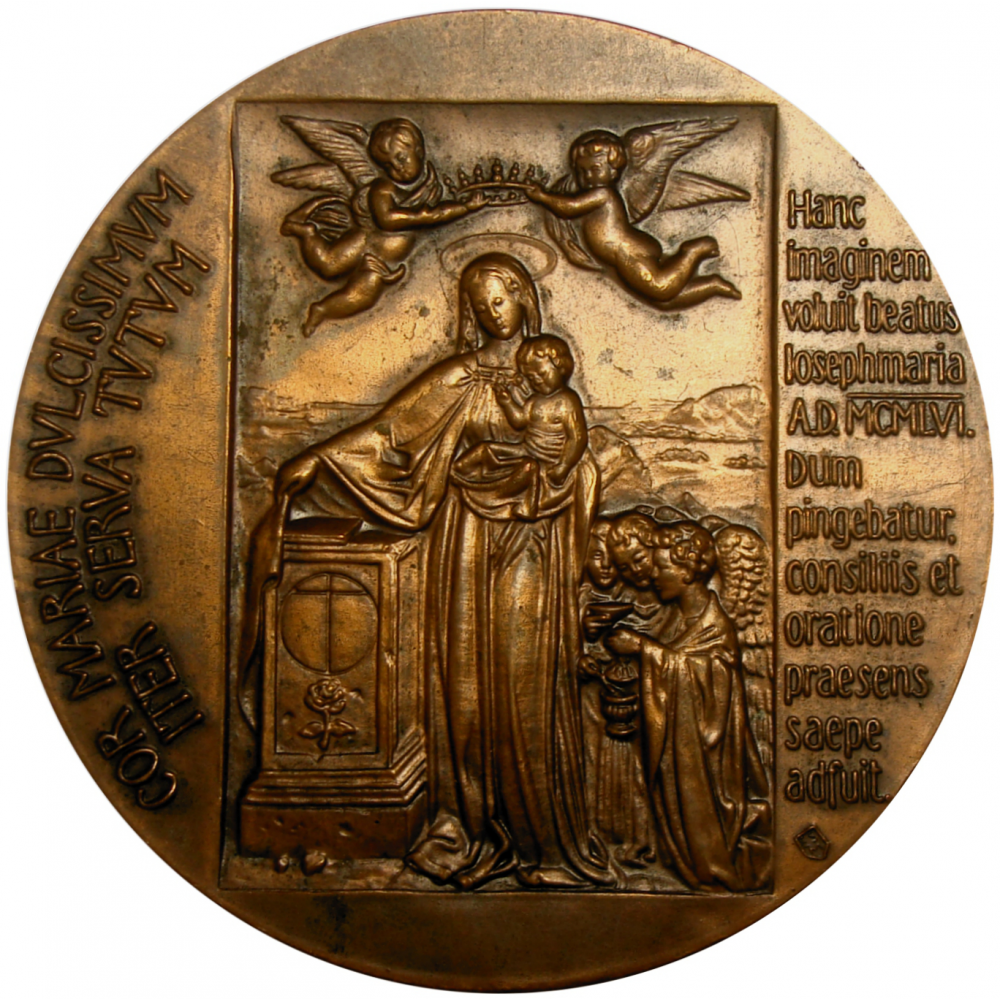Medalla Josemaría Escrivá de Balaguer a Juan Pablo II 1997  - Numisfila