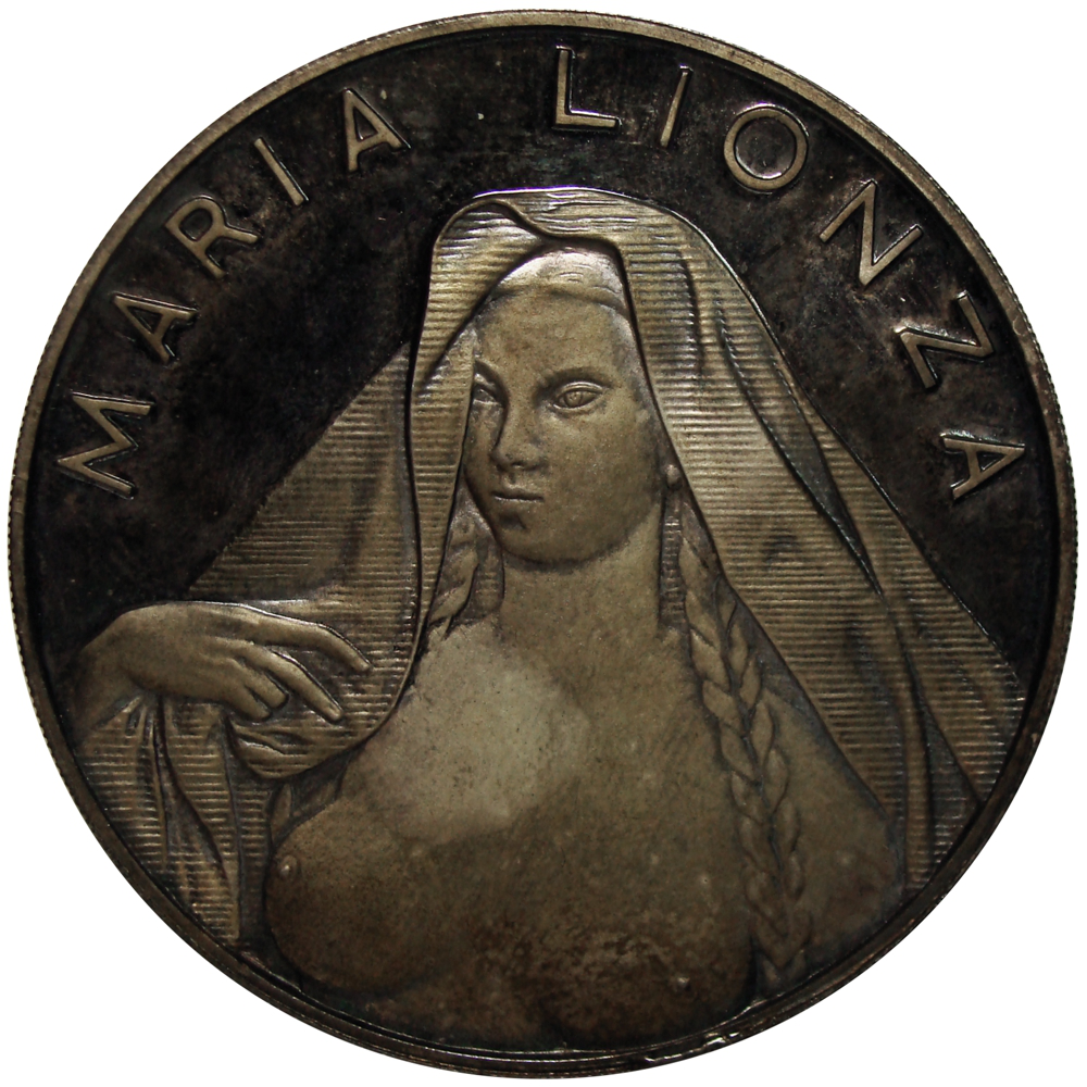 Medalla de Plata Pura María Lionza - Numisfila