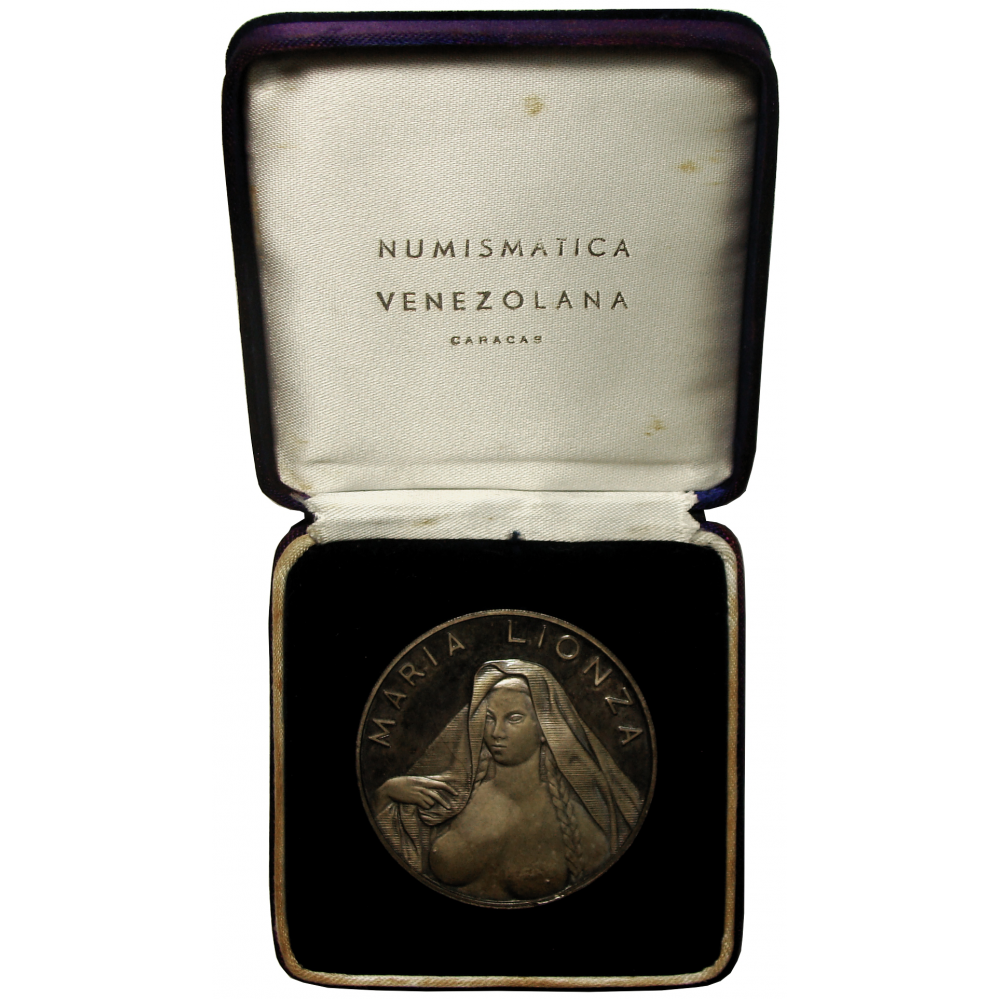 Medalla de Plata Pura María Lionza  - Numisfila