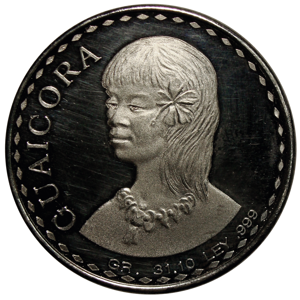 Guaicora Medalla de Plata Isla de Margarita Perla del Mar Caribe - Numisfila