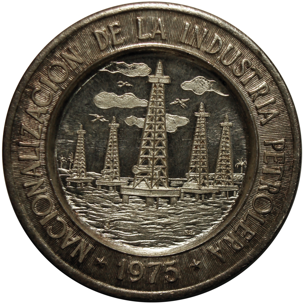 Medalla Nacionalización de la Industria Petrolera 1975 - Numisfila