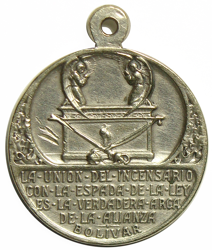 Venezuela Medalla Congreso Eucarístico 1956 Bolívar 22 mm  - Numisfila