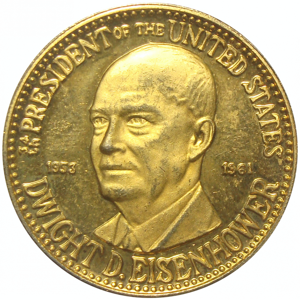 Medalla Eisenhower Presidente E.E.U.U. 34avo Italcambio - Numisfila