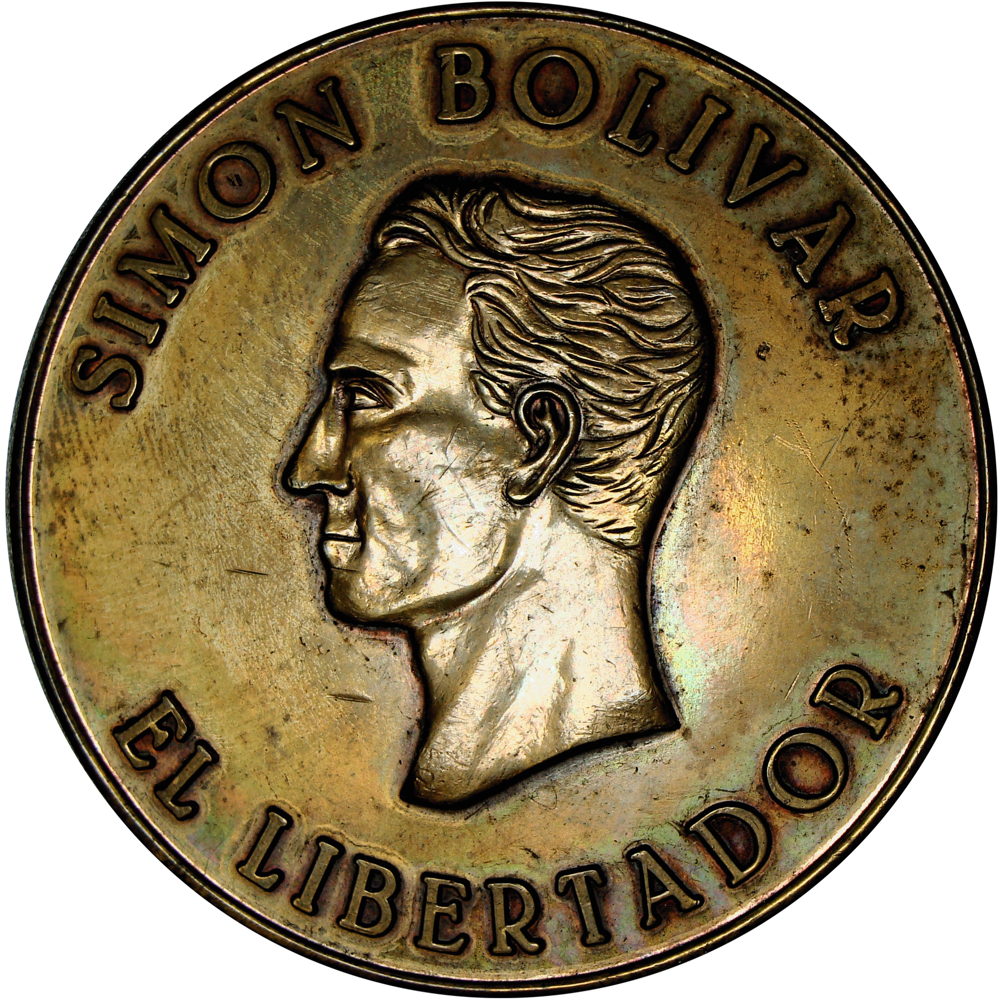 Medalla 150 Años Batalla de Carabobo Simón Bolívar  - Numisfila