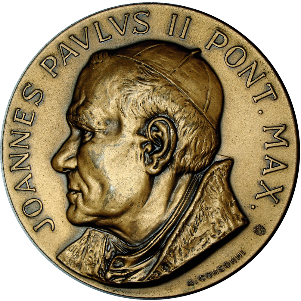 Medalla Papa Juan Pablo II 1985 Visita Venezuela - Numisfila