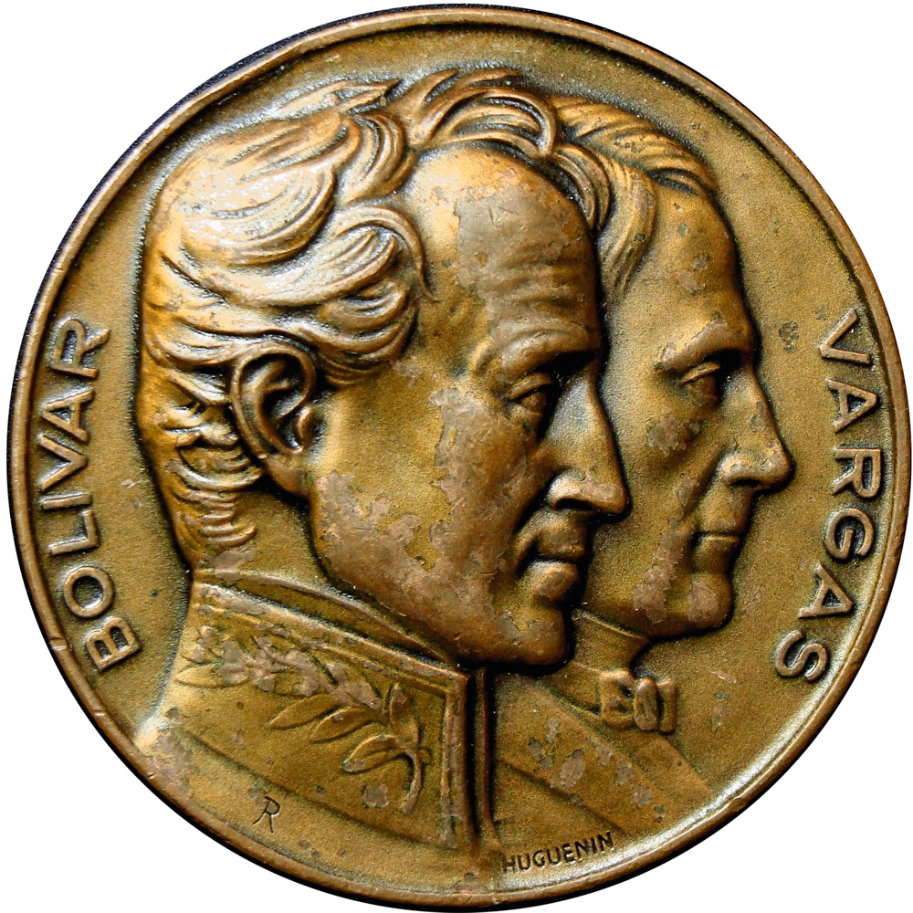 Medalla Bolívar y Vargas Congreso Ciencias Médicas 1955 - Numisfila