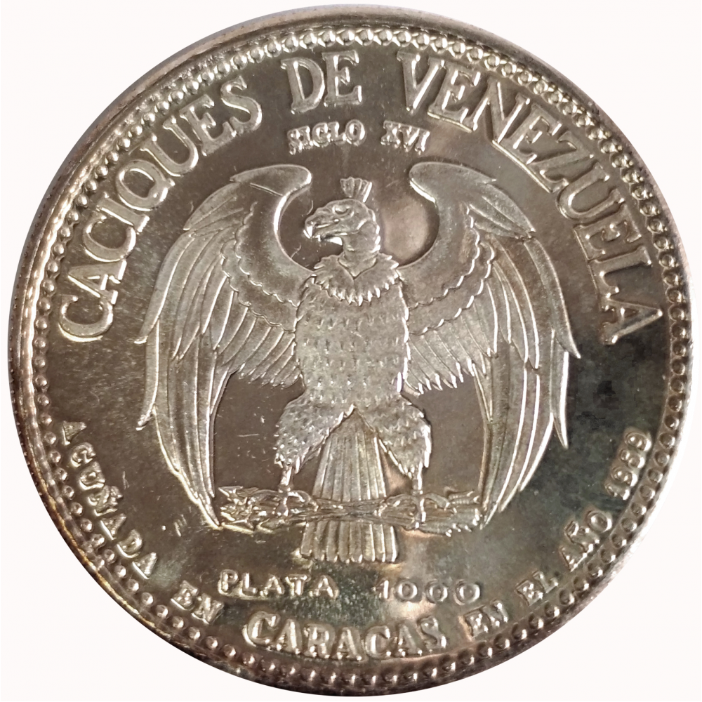 Medalla Maracay Serie Caciques de Venezuela 9 Dineros - 30 milímetros  - Numisfila