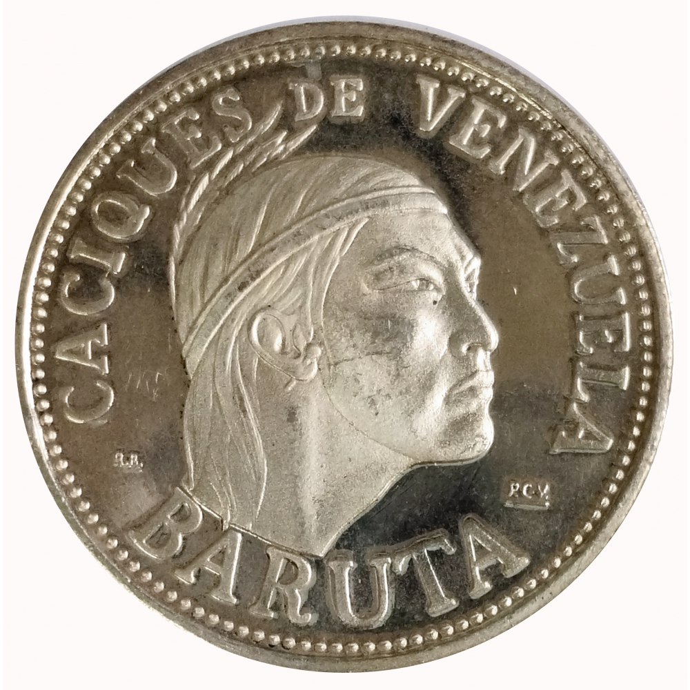 Medalla Baruta Serie Caciques de Venezuela 9 Dineros - 30 milímetros - Numisfila