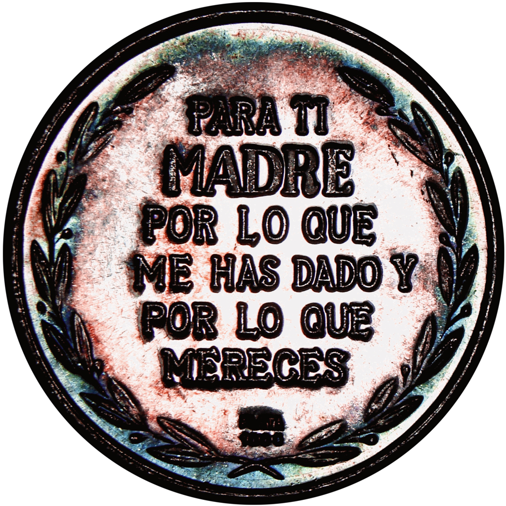 Medalla de Plata Madre, Luz de Vida, Ternura y Amor  - Numisfila