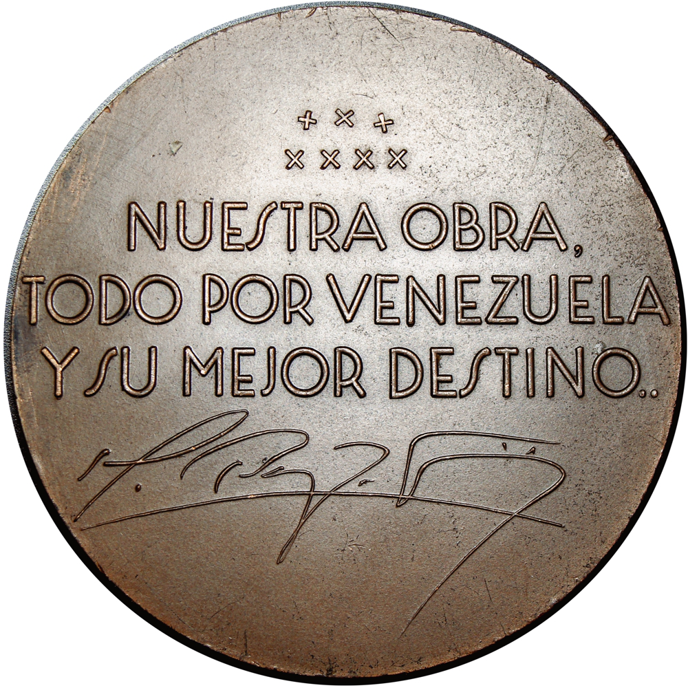 Medalla Marcos Pérez Jiménez Presidente  - Numisfila