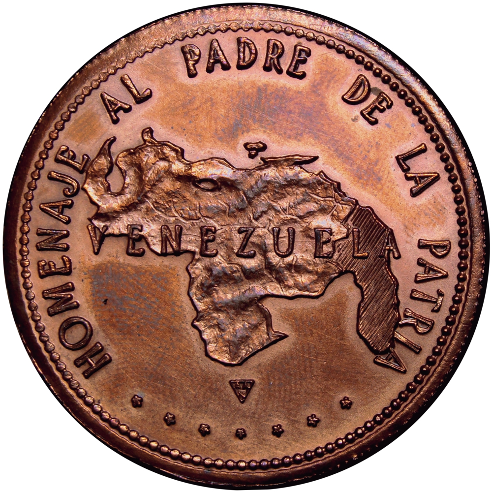 Medalla Bicentenario Nacimiento del Libertador Simón Bolívar 1983  - Numisfila