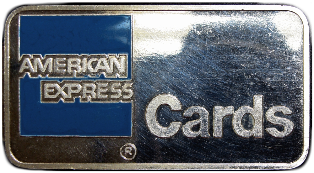 Lingote de Plata Pura AMERICAN EXPRESS - Retzignac - Numisfila