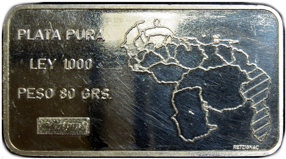 Lingote de Plata Pura AMERICAN EXPRESS - Retzignac  - Numisfila