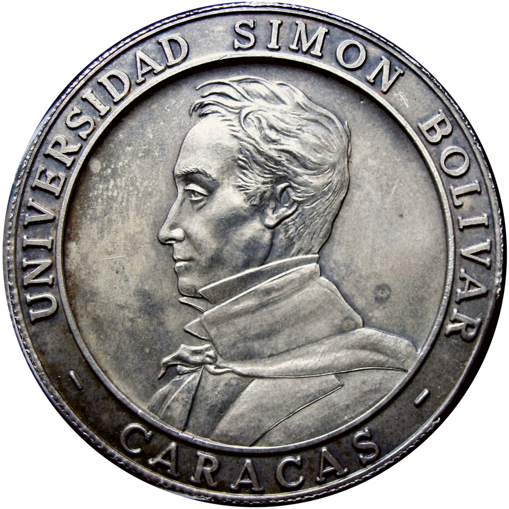 Medalla Plateada Universidad Simón Bolívar 1975 Segunda Promoción - Numisfila