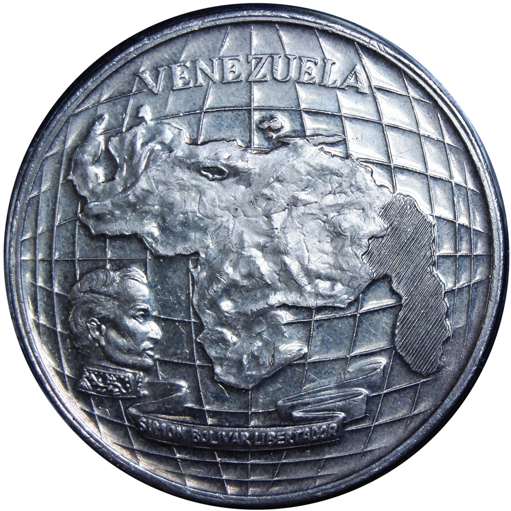 Venezuela Medalla de Plata 1967 Simón Bolívar 9 Dineros - Numisfila