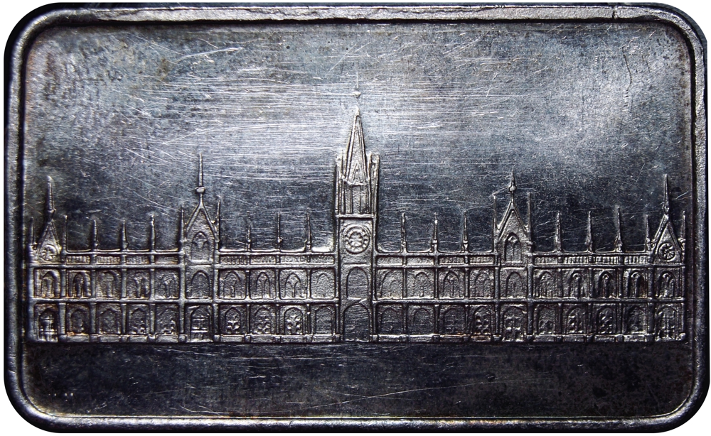 Lingote de Plata Universidad de Caracas Cambio La Guaira - Numisfila