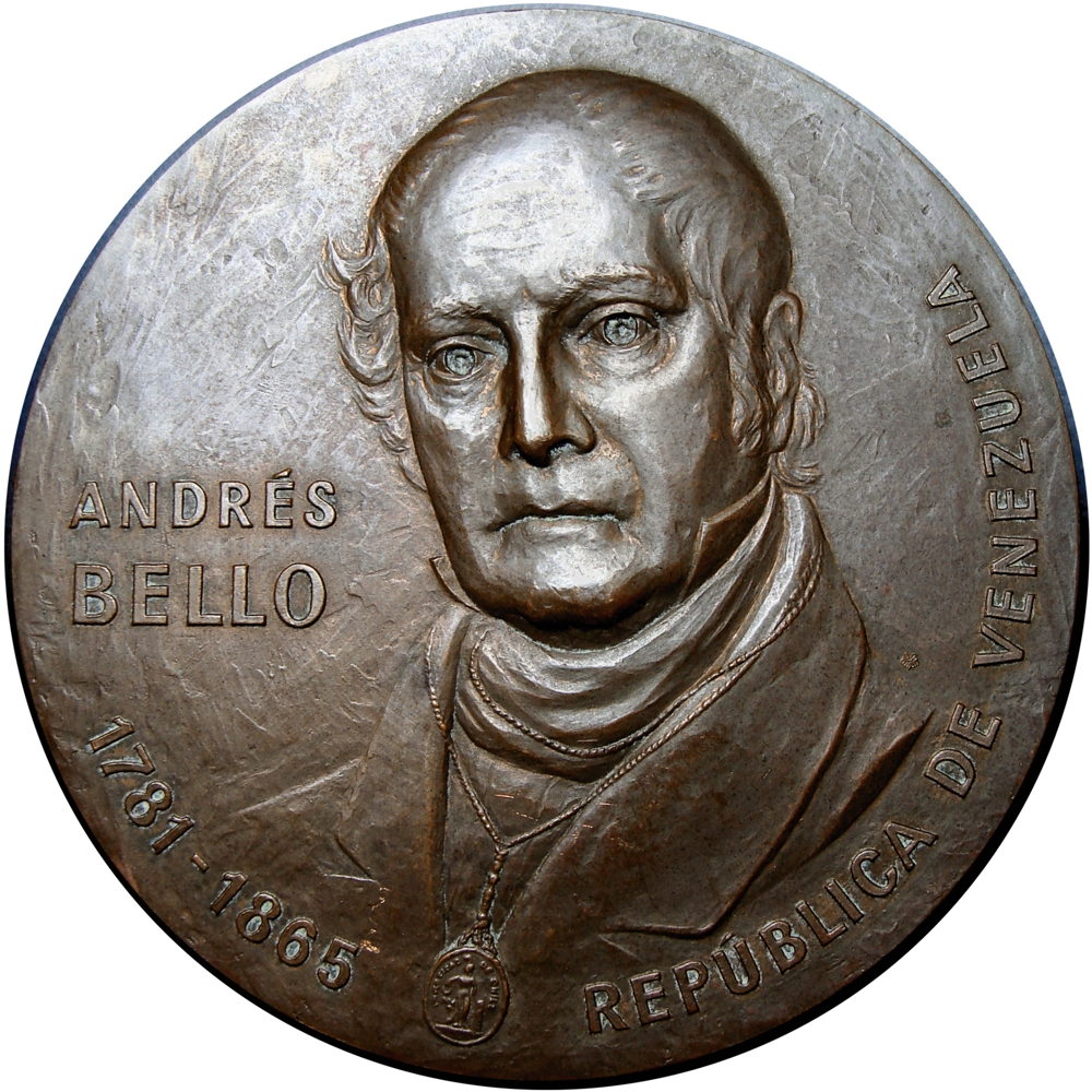 Medalla de Bronce Bicentenario Nacimiento de Andrés Bello 1981 - Numisfila