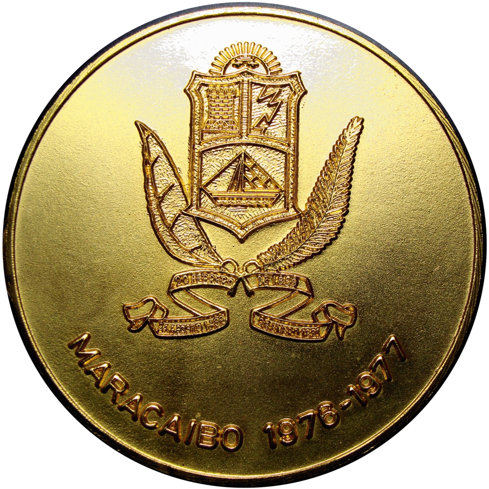 Venezuela Medalla 1er Aniversario Nacionalización del Petróleo 1977  - Numisfila
