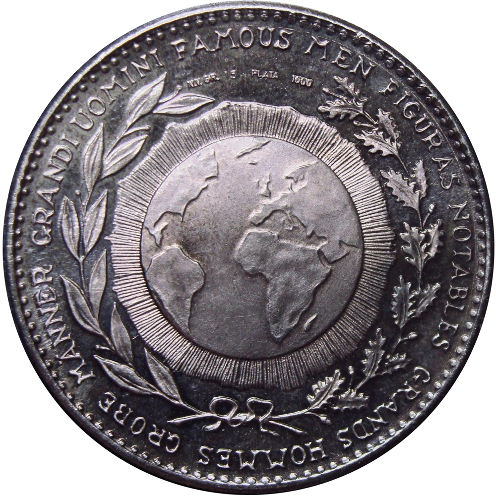 Cristóbal Colón Medalla de Plata 500 Años del Descubrimiento - Italcambio  - Numisfila