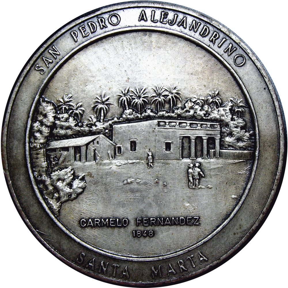 Medalla Venezuela Simón Bolívar 1980 - San Pedro Alejandrino  - Numisfila
