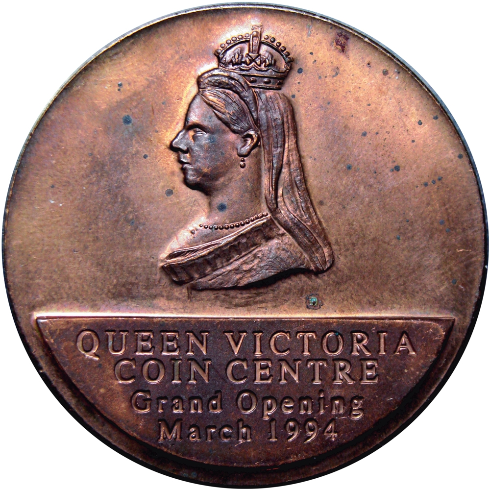 Australia Medalla Reina Victoria 1994 Inauguración Centro de Monedas - Numisfila