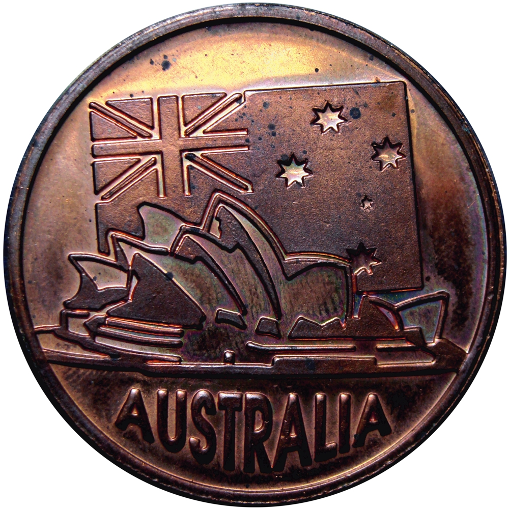 Australia Medalla Reina Victoria 1994 Inauguración Centro de Monedas  - Numisfila