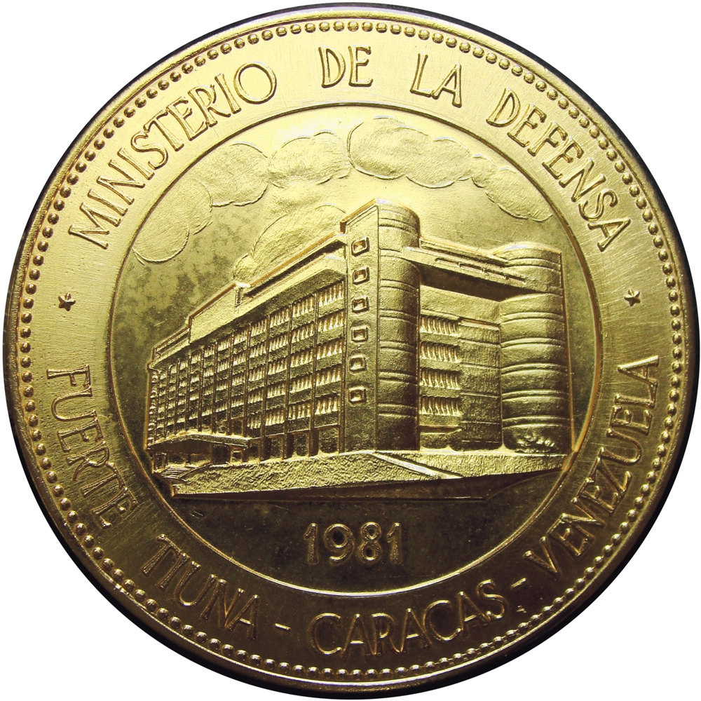 Medalla La Planicie 1980 y Fuerte Tiuna 1981 Ministerio de la Defensa  - Numisfila