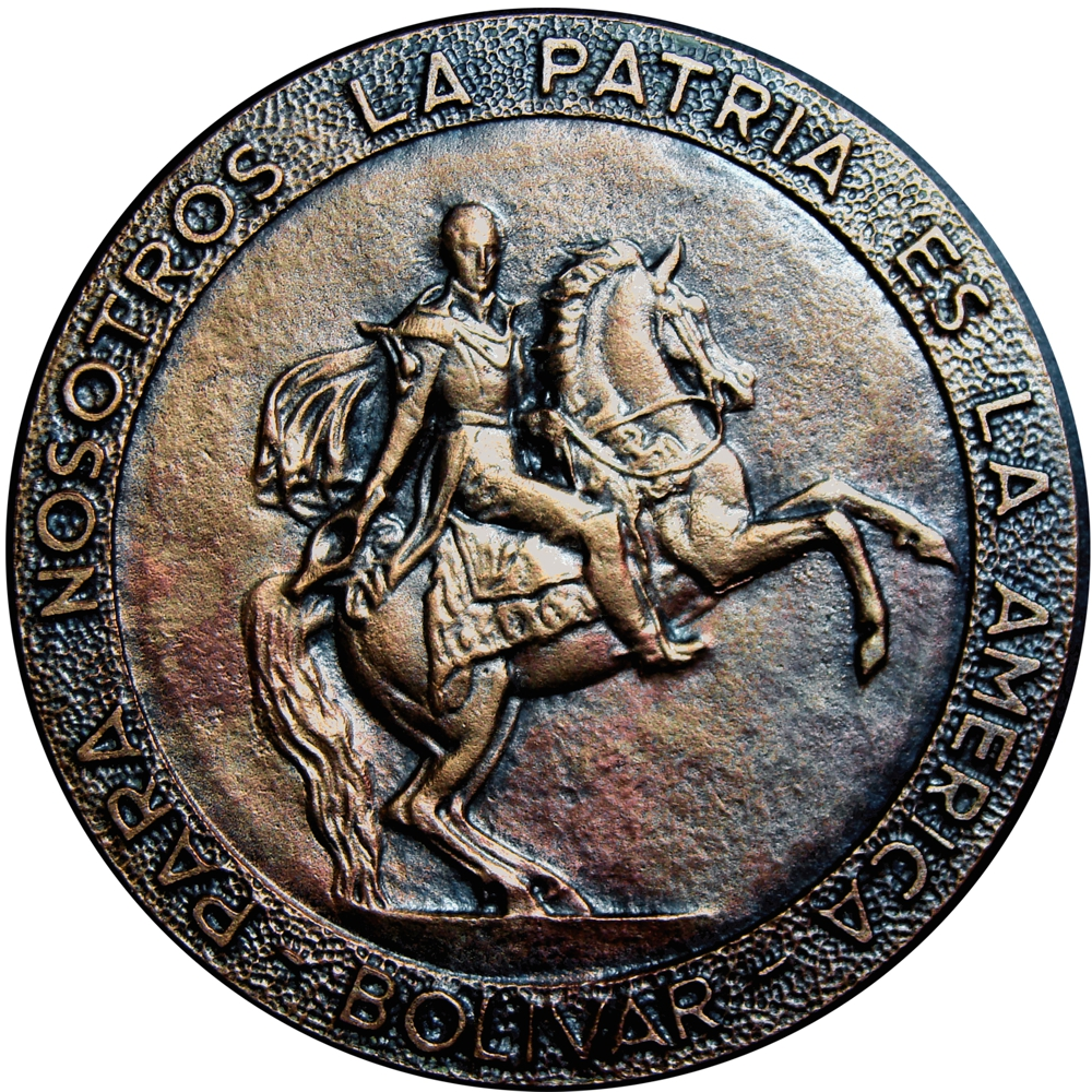 Simón Bolívar Medalla Conferencia Panamericana Caracas 1954 - Numisfila