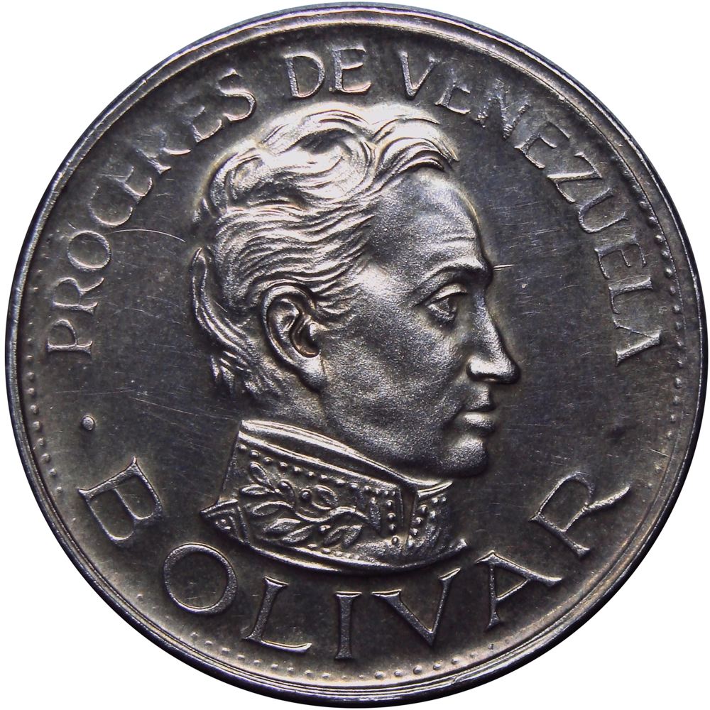 BOLÍVAR Medalla de Plata Próceres de Venezuela - Italcambio 9 Dineros 30 Milímetros - Numisfila