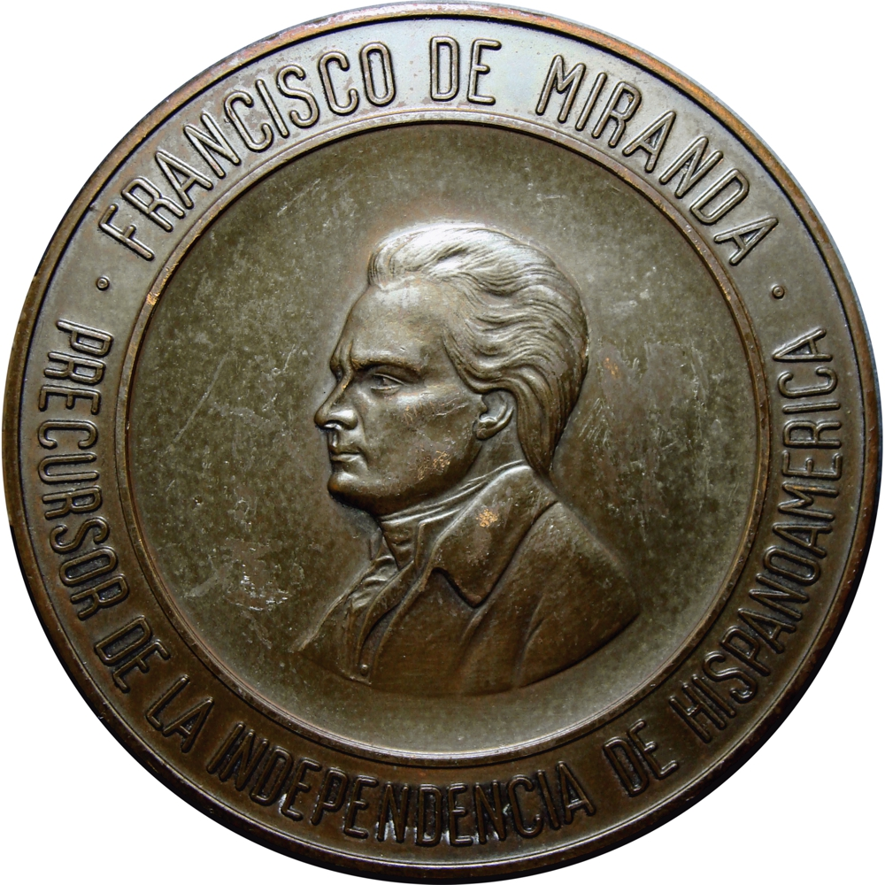 Medalla Francisco de Miranda 150 Años de su Muerte 1966 - Numisfila