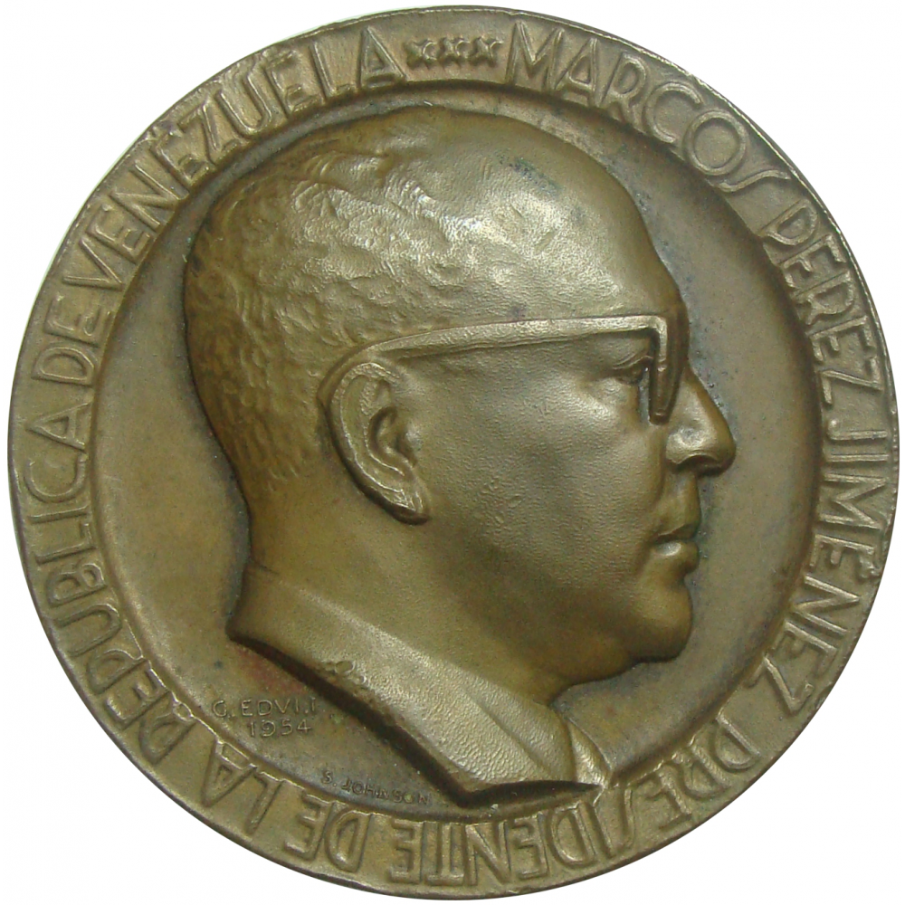 Medalla Marcos Pérez Jiménez Presidente  - Numisfila