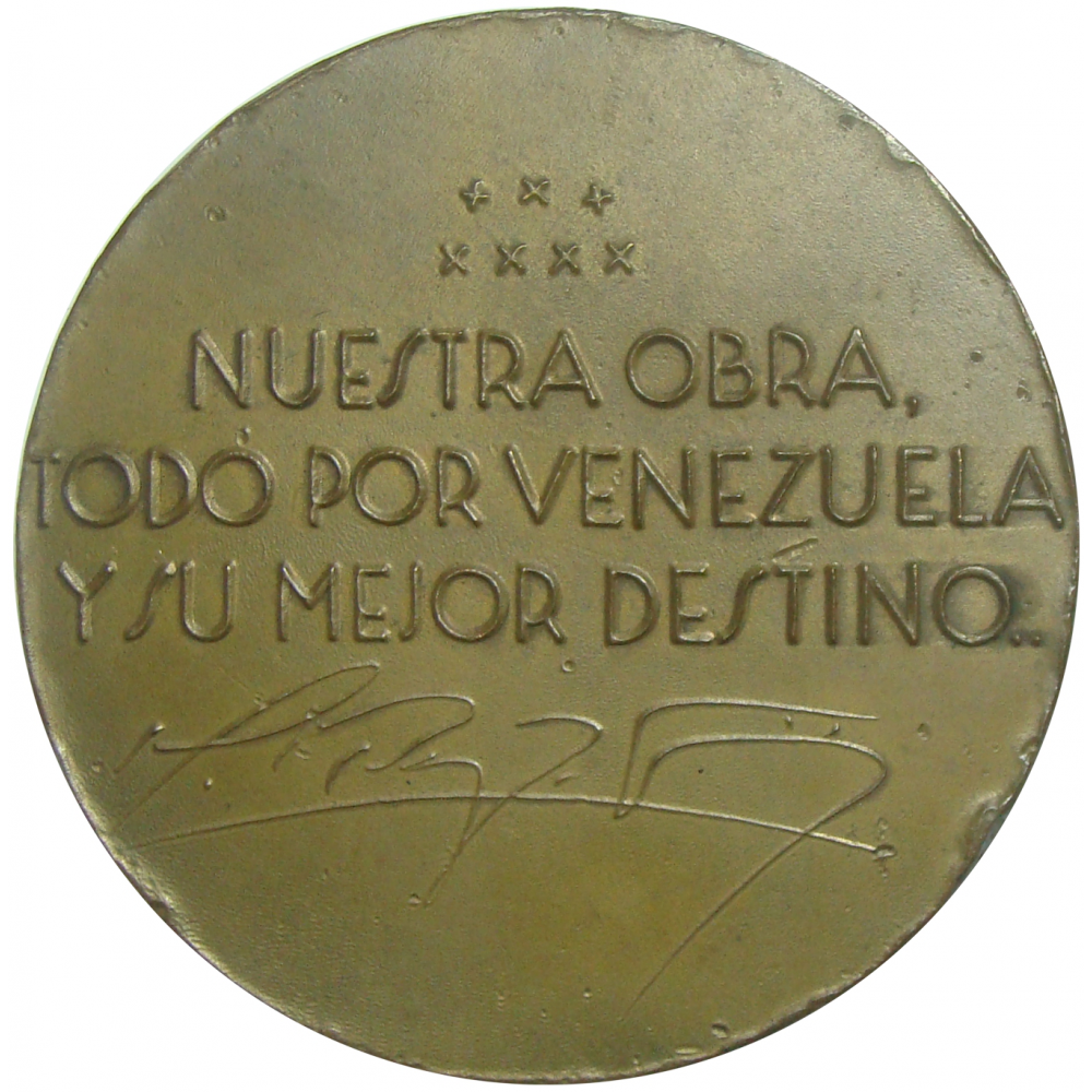 Medalla Marcos Pérez Jiménez Presidente  - Numisfila