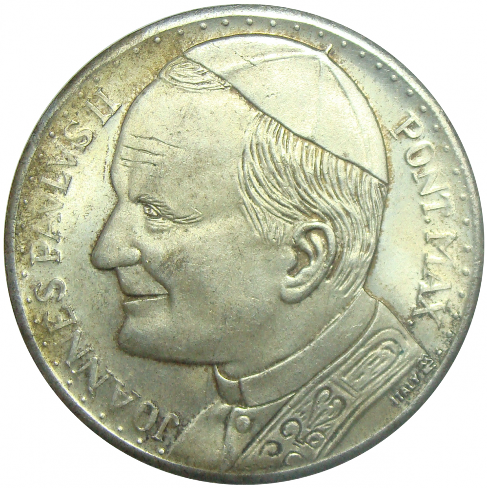 Medalla Papa Juan Pablo II y el Vaticano  - Numisfila