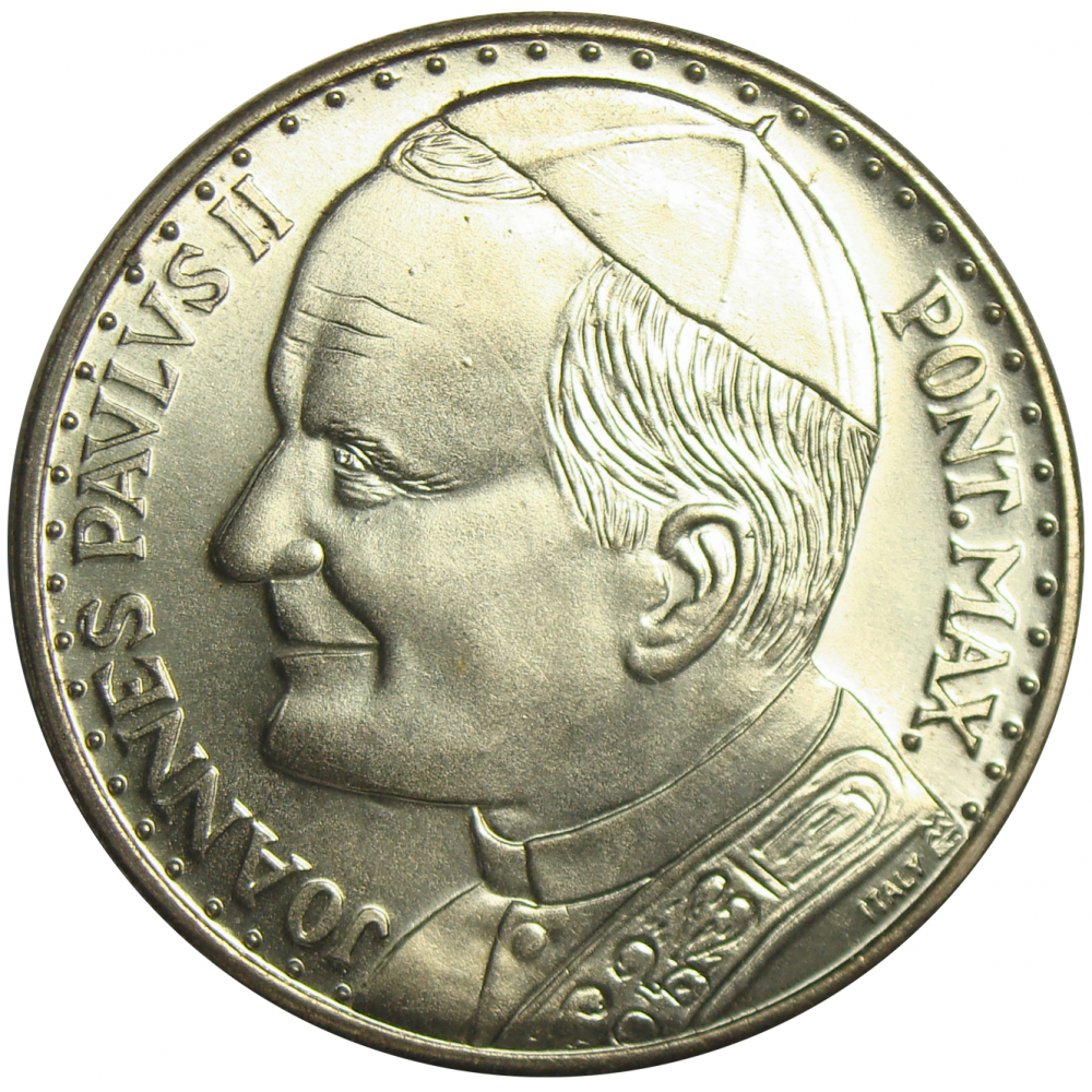 Medalla Visita Papal A Suiza 1981 Papa Juan Pablo Ii 