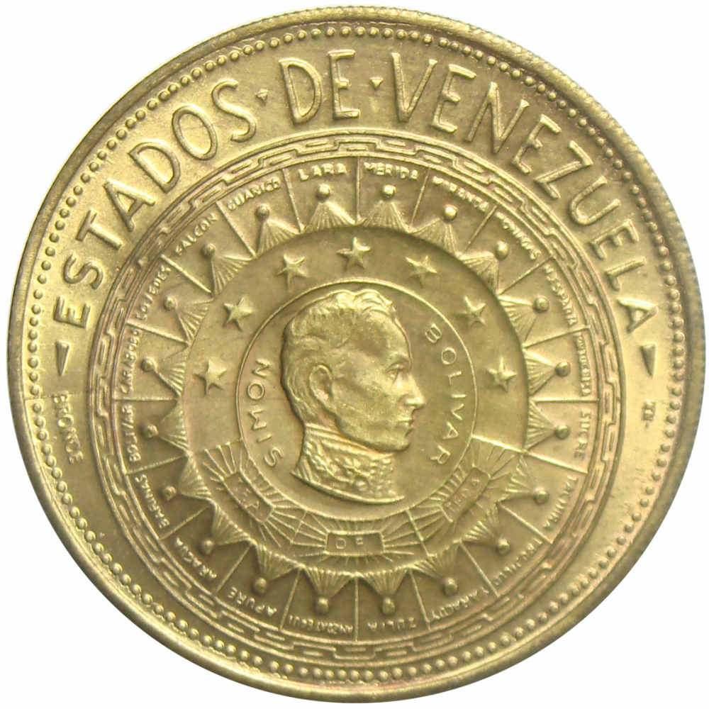 Medalla Estados de Venezuela Edo. Sucre - Italcambio  - Numisfila