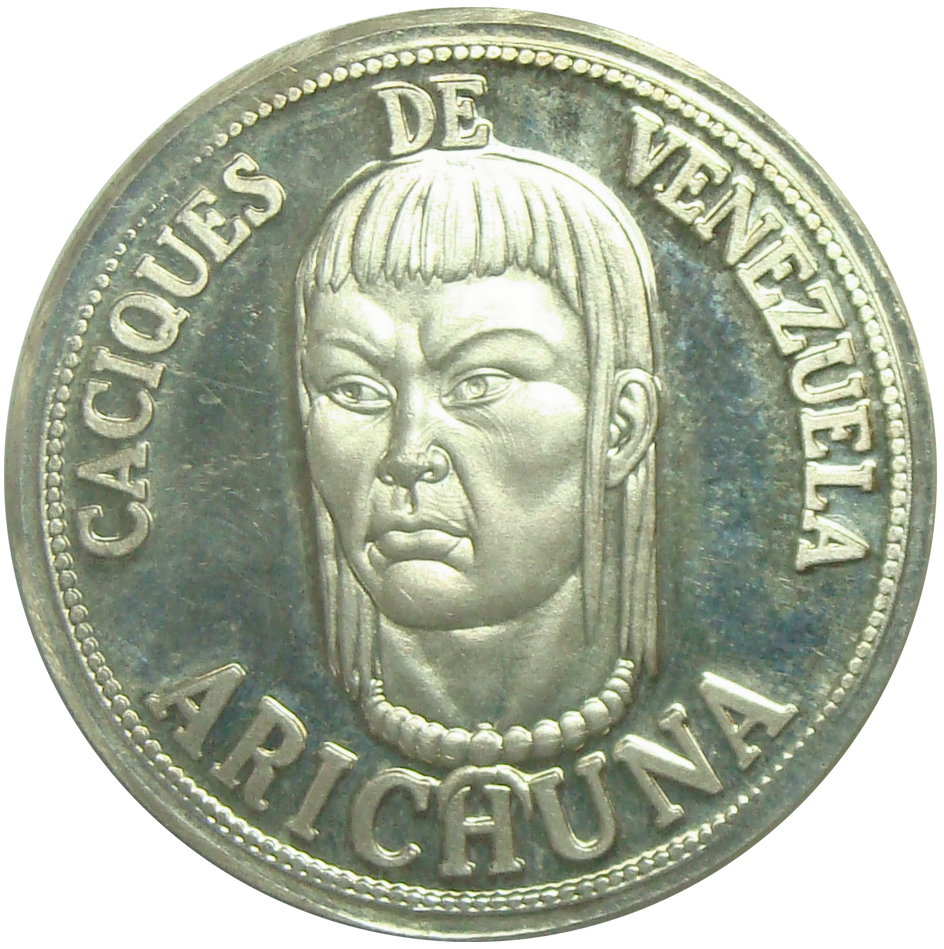 Medalla Serie Caciques de Venezuela: Arichuna - Numisfila