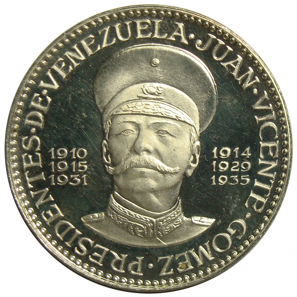Medalla de los Presidentes Venezuela: Juan Vicente Gomez  - Numisfila