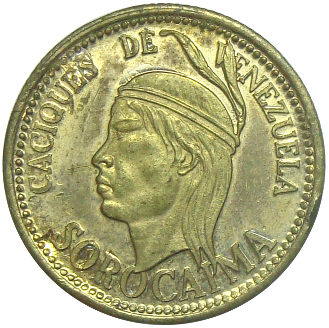Sorocaima Medalla Caciques de Venezuela 2 Dineros 18 Milímetros - Numisfila